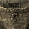 DIESEL Shorts Women Green Safari Camo Jeans