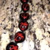 Black and Red Necklace Sea Turtle Candlenut