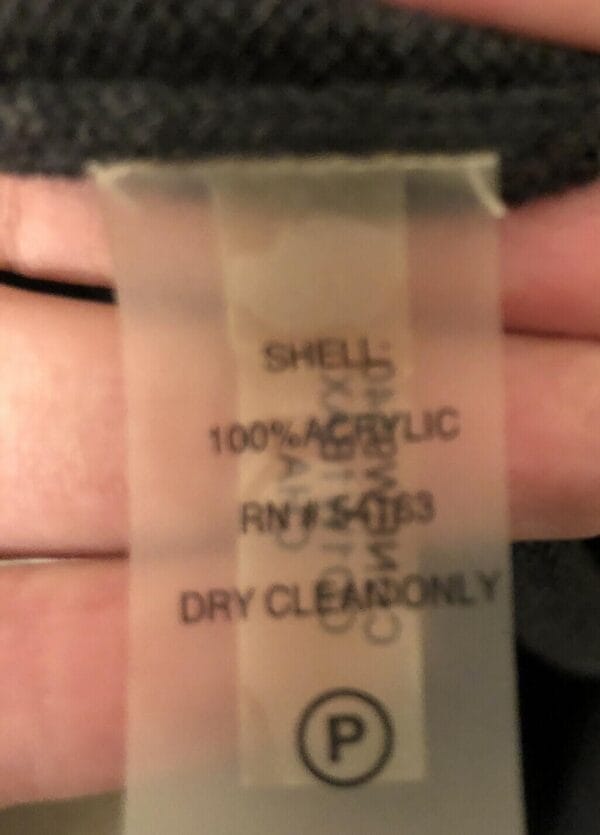 Sweater Dress CALVIN KLEIN Gray Career Sz Medium