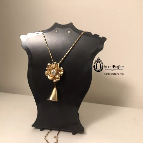 Bell Necklace with Flower Signed TIME AND TRU 🔔