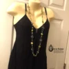 Boho Style Necklace Natural Shell Green Long