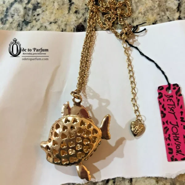 Fish Necklace Betsey Johnson Bejeweled NWT  🐟
