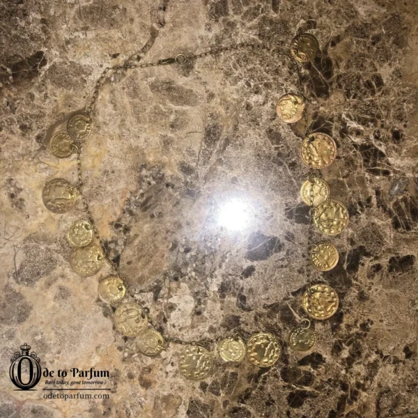 Boho Necklace Gold Coins Occult Witchy Vintage