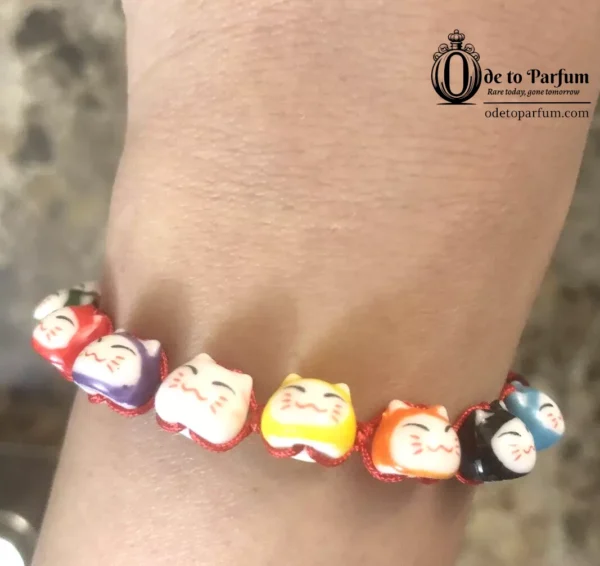 Cat Bracelet😻Kawaii Handpainted Red Cute Adjustable