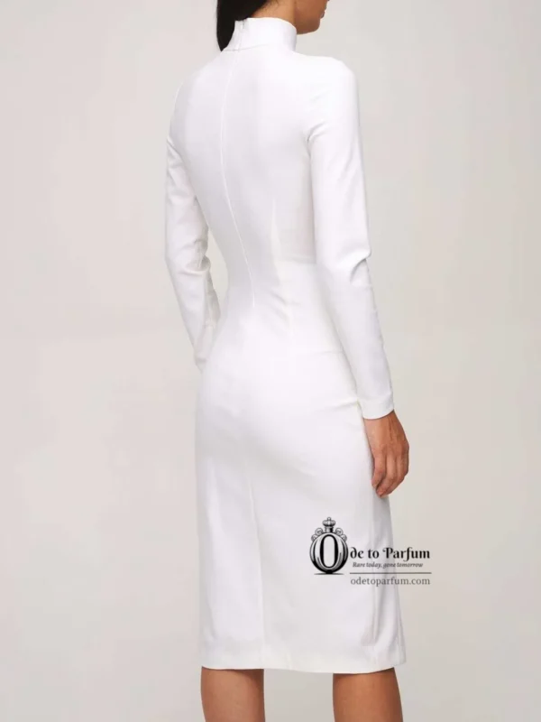 AMINA MUADDI x WOLFORD White Slit Dress - Size Medium