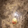 Locket Necklace ~ Vintage, with Gold Chain & Red Roses!