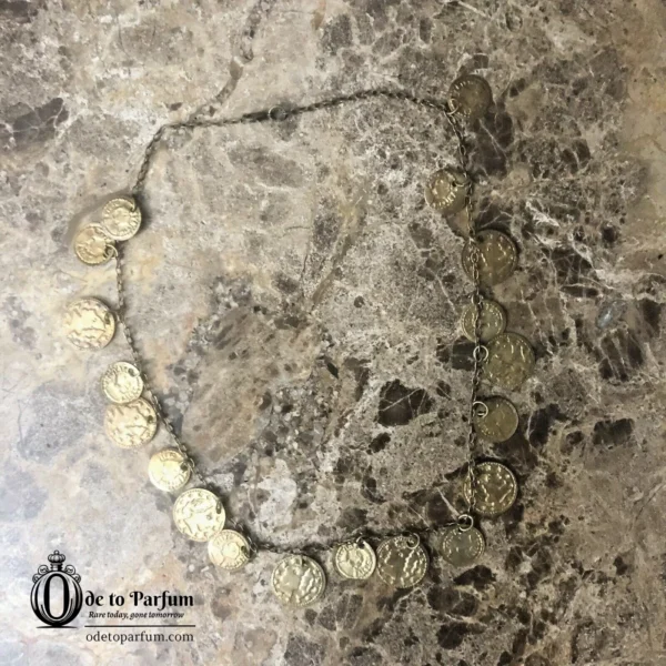 Boho Necklace Gold Coins Occult Witchy Vintage