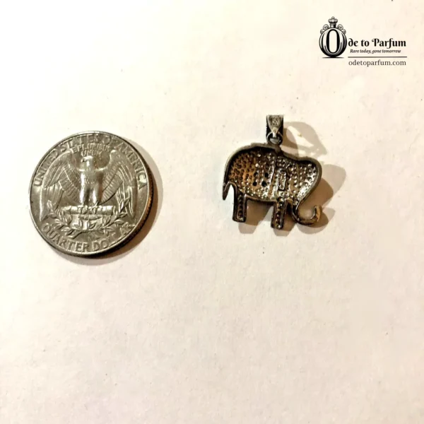 Sterling Silver Elephant Pendant MARSALA .925