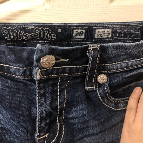 Skinny Jeans MISS ME Jeans Mid-Rise Easy Women 28