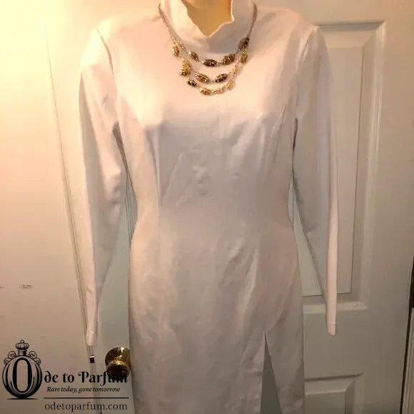 AMINA MUADDI x WOLFORD White Slit Dress - Size Medium