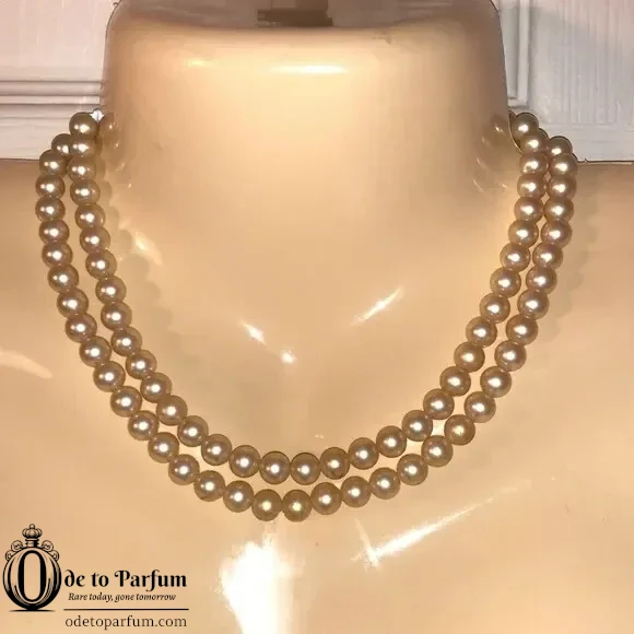 Vintage Pearl Necklace Two Rows TRIFARI