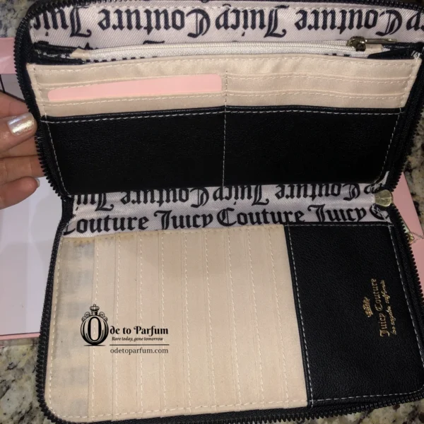 JUICY COUTURE Wallet Black Gold Vegan 👑
