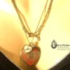 juicy couture heart necklace y2k