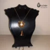 Bell Necklace with Flower Signed TIME AND TRU 🔔