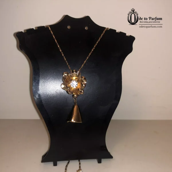 Bell Necklace with Flower Signed TIME AND TRU 🔔