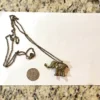 Movable Joints Elephant Necklace VTG Steampunk CLAIRE'S