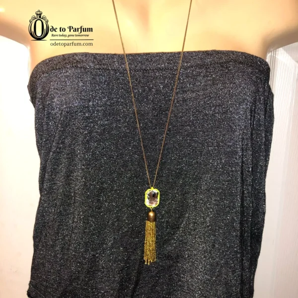 Tassel Necklace J. Crew Rhinestone Y Drop