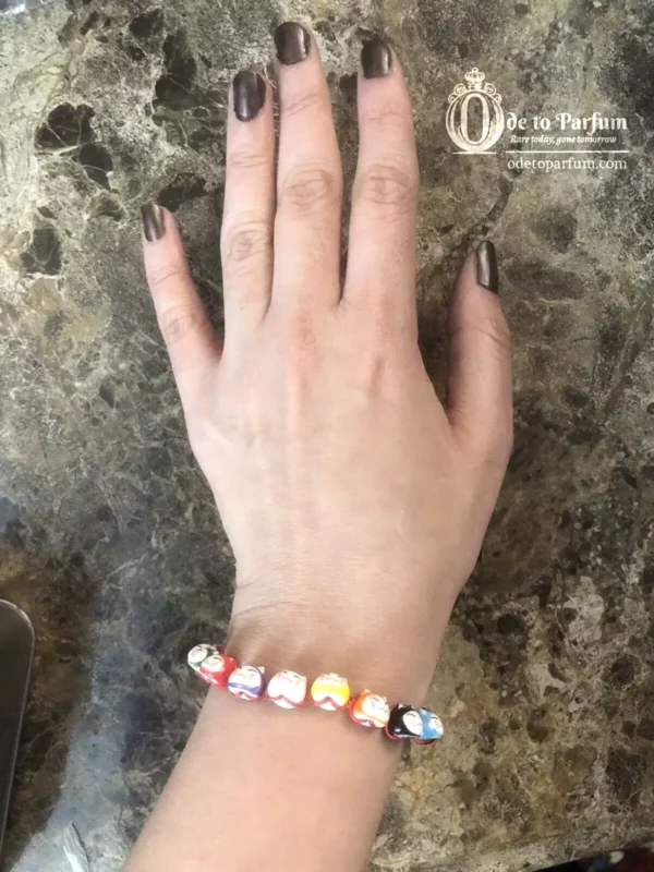 Cat Bracelet😻Kawaii Handpainted Red Cute Adjustable