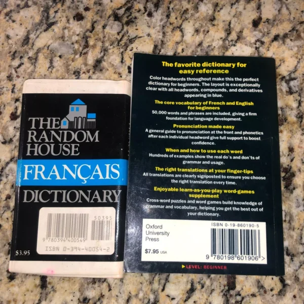 French Dictionary Bundle 2 Travel Books!