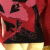 Red Sweater PARAMITA Hearts Spades Sz Large