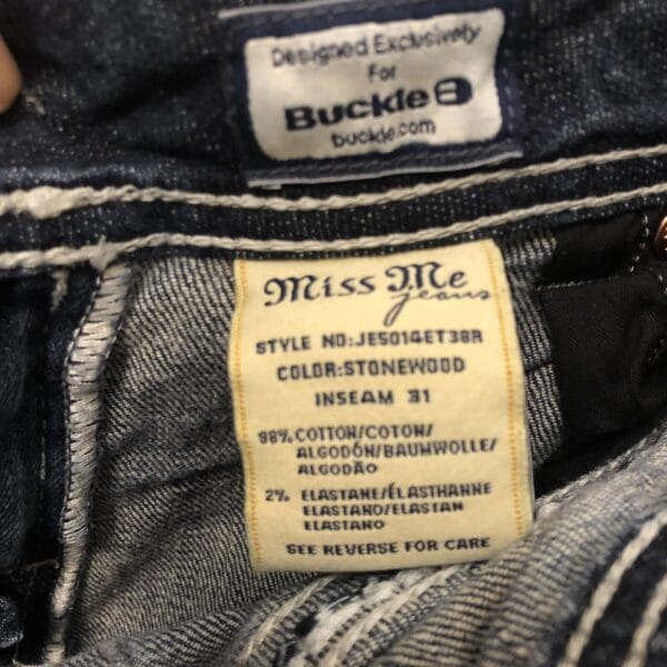 MISS ME Jeans Easy Straight Stonewood Women