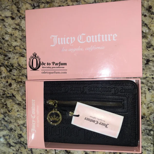 JUICY COUTURE Wallet Black Gold Vegan 👑