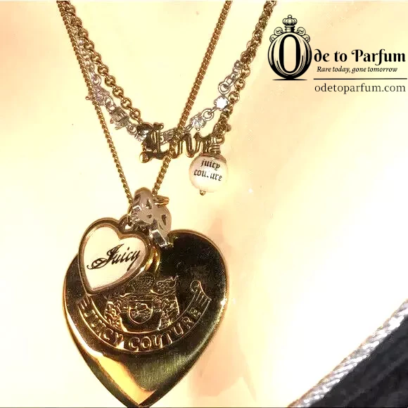 juicy couture heart necklace y2k