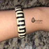 Black and White Bracelet Cuff Bracelet