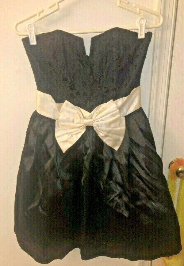 Black Lace Dress SCOTT MCCLINTOCK Vintage Early 90s!