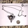 Silver Elephant Necklace Rhinestone Head 🐘 by etc!