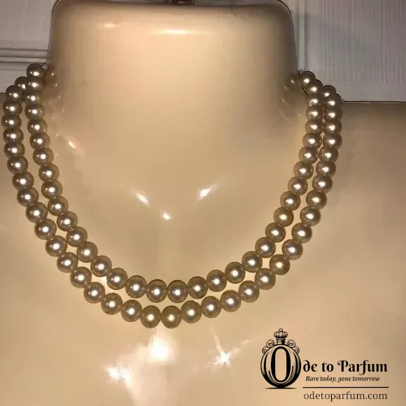 Vintage Pearl Necklace Two Rows TRIFARI