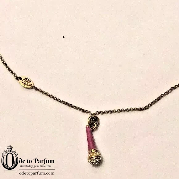 Juicy Couture Necklace Pink Microphone VTG