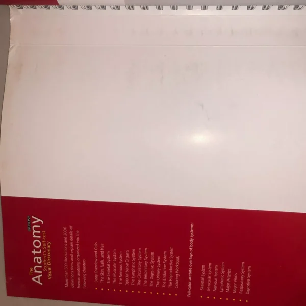 Anatomy Book Visual Dictionary⚕️Barron's