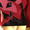 Red Sweater PARAMITA Hearts Spades Sz Large