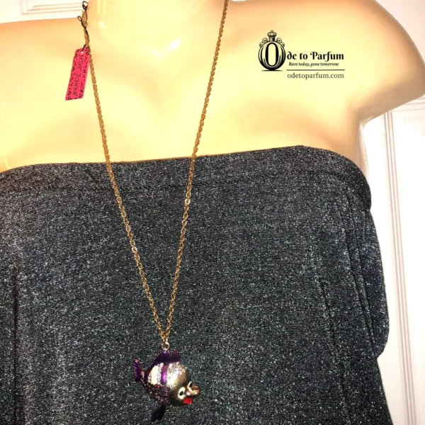 Fish Necklace Betsey Johnson Bejeweled NWT  🐟
