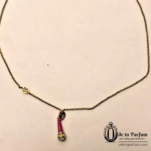 Juicy Couture Necklace Pink Microphone VTG