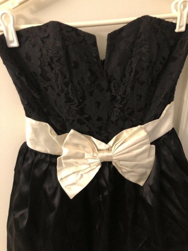 Black Lace Dress SCOTT MCCLINTOCK Vintage Early 90s!