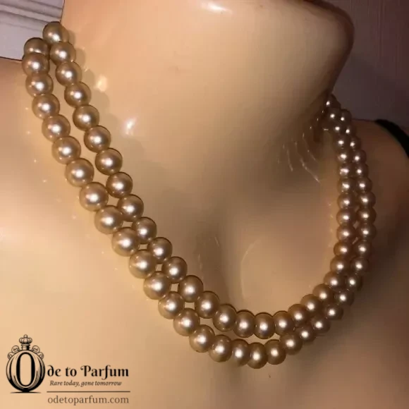 Vintage Pearl Necklace Two Rows TRIFARI