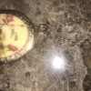 Locket Necklace ~ Vintage, with Gold Chain & Red Roses!