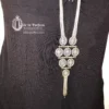 Antique Look Silver Boho Ancient Necklace
