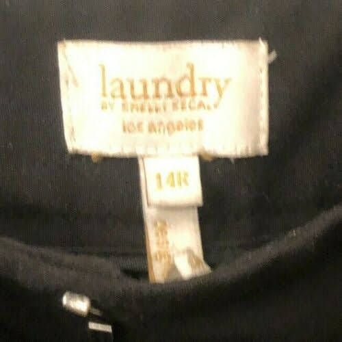 s-l500 Black Slacks Women LAUNDRY by Shelli Segal 14 XL