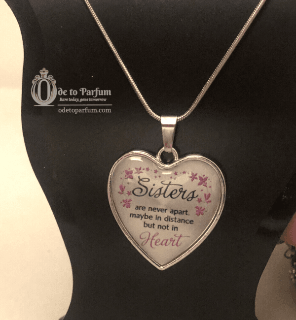 SISTERS Necklace Poetry Pendant Family