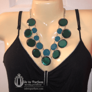 teal necklace