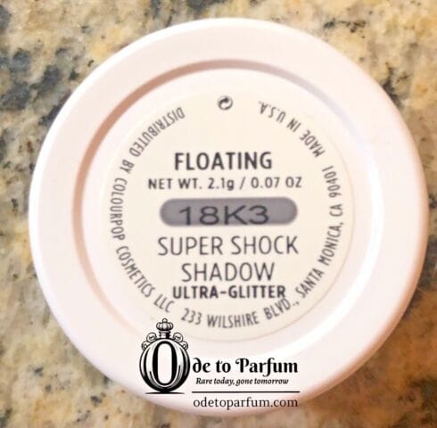 Yellow Eyeshadow ColourPop Super Shock FLOATING