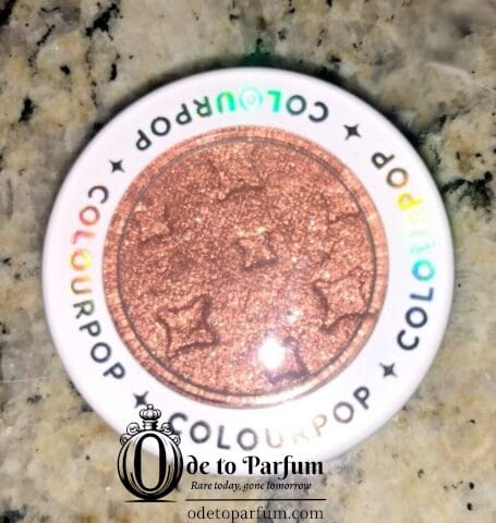 copper eyeshadow COLOURPOP IN AXIS