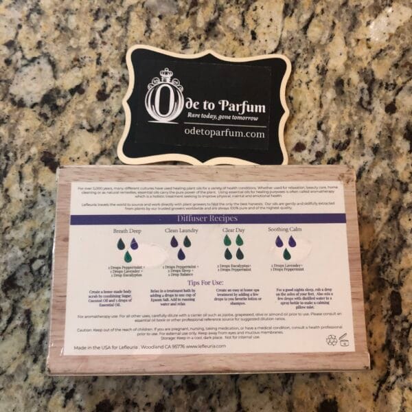 Essential Oils Set Lefleuria PEACE & CALM 4 10ml Bottles NEW