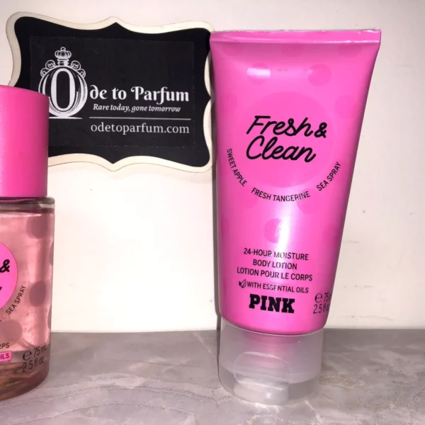 Pink FRESH & CLEAN Body Mist & Lotion Victoria’s Secret