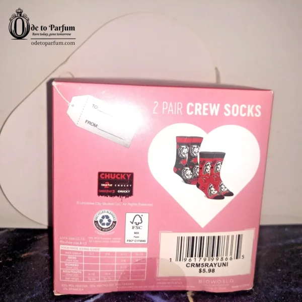Chucky Tiffany CHILD'S PLAY Two Perfect Pairs of Socks