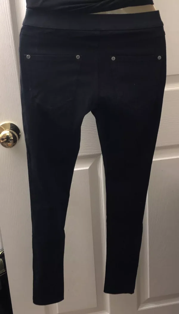 Black Jeggings HUE Women's Smooth Denim Leggings XS