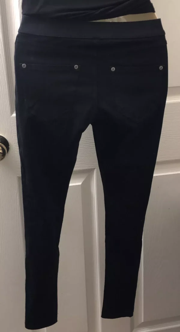 Black Jeggings HUE Women's Smooth Denim Leggings XS